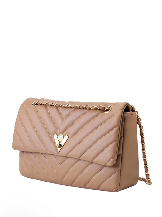Valentino Orlandi Handbags - Valentino Orlandi Taupe Angel Crossbody/Shoulder Bag with Gold Chain NWT!